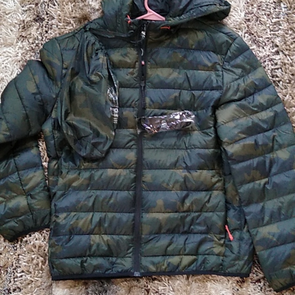 Projek Insulated Camo Stuffer Winter ❄️ Jacket + Sunglasses